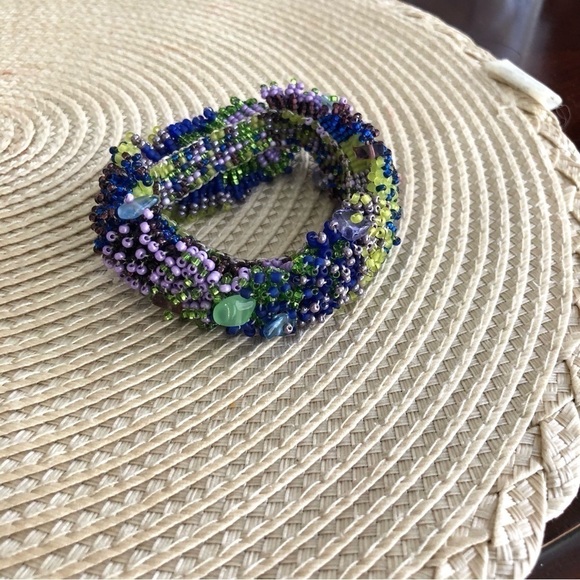 Vintage Seeded Stretchy Bracelet - Picture 2 of 3